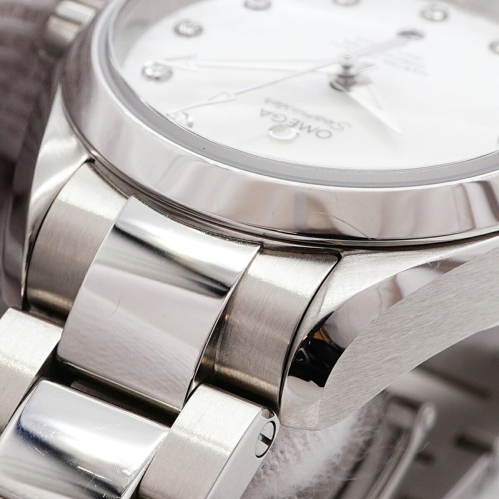Omega Seamaster Aqua Terra Diamond 231.10.34.20.55.002 White Dial Watch (Men's & Women's) — Very Good