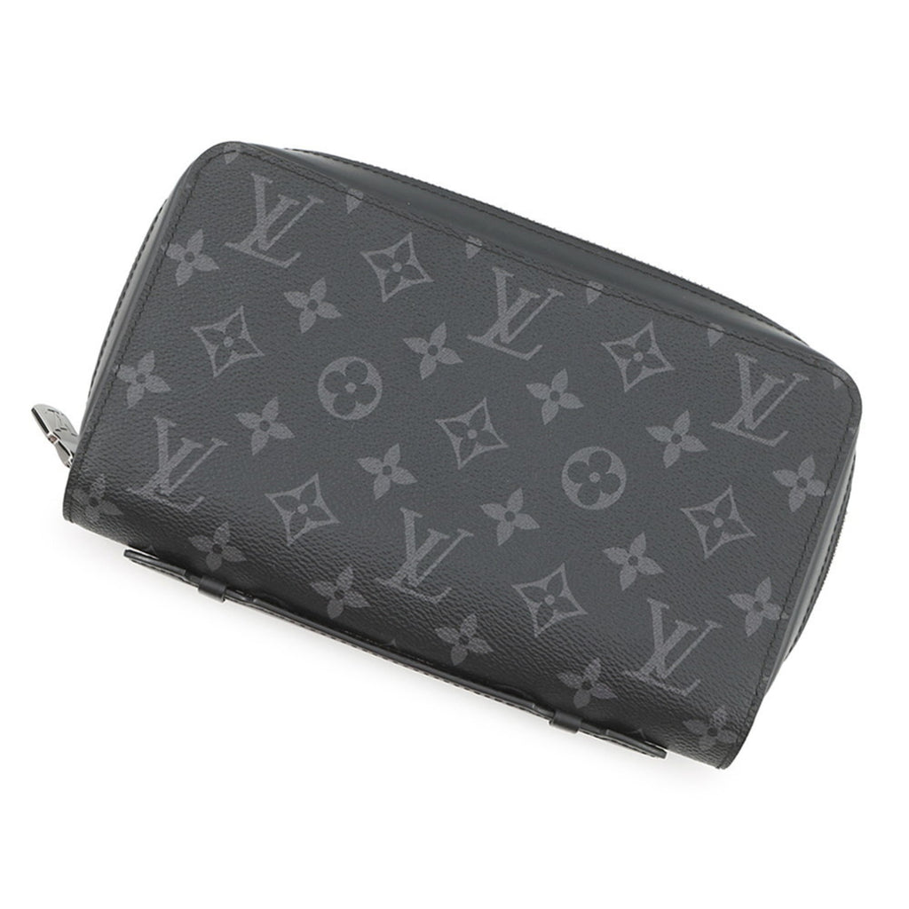 Louis Vuitton Monogram Eclipse Zippy XL Long Wallet M61698 LOUIS VUITTON Men's Black