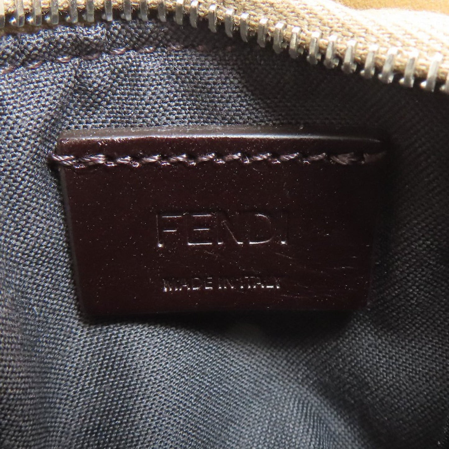 Fendi Zucca patterned canvas coin purse for women