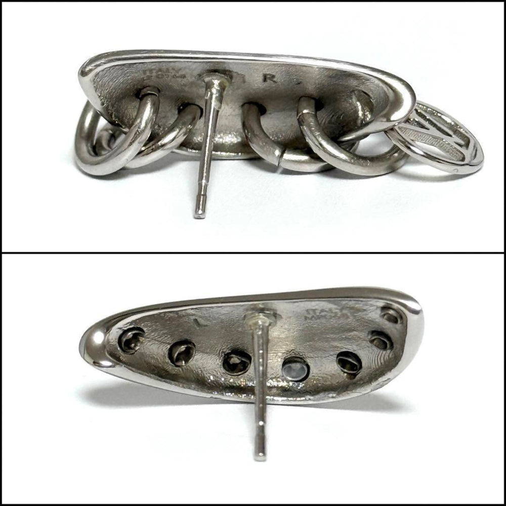Louis Vuitton Asymmetrical Bionic Earrings for Men and Women — Like New