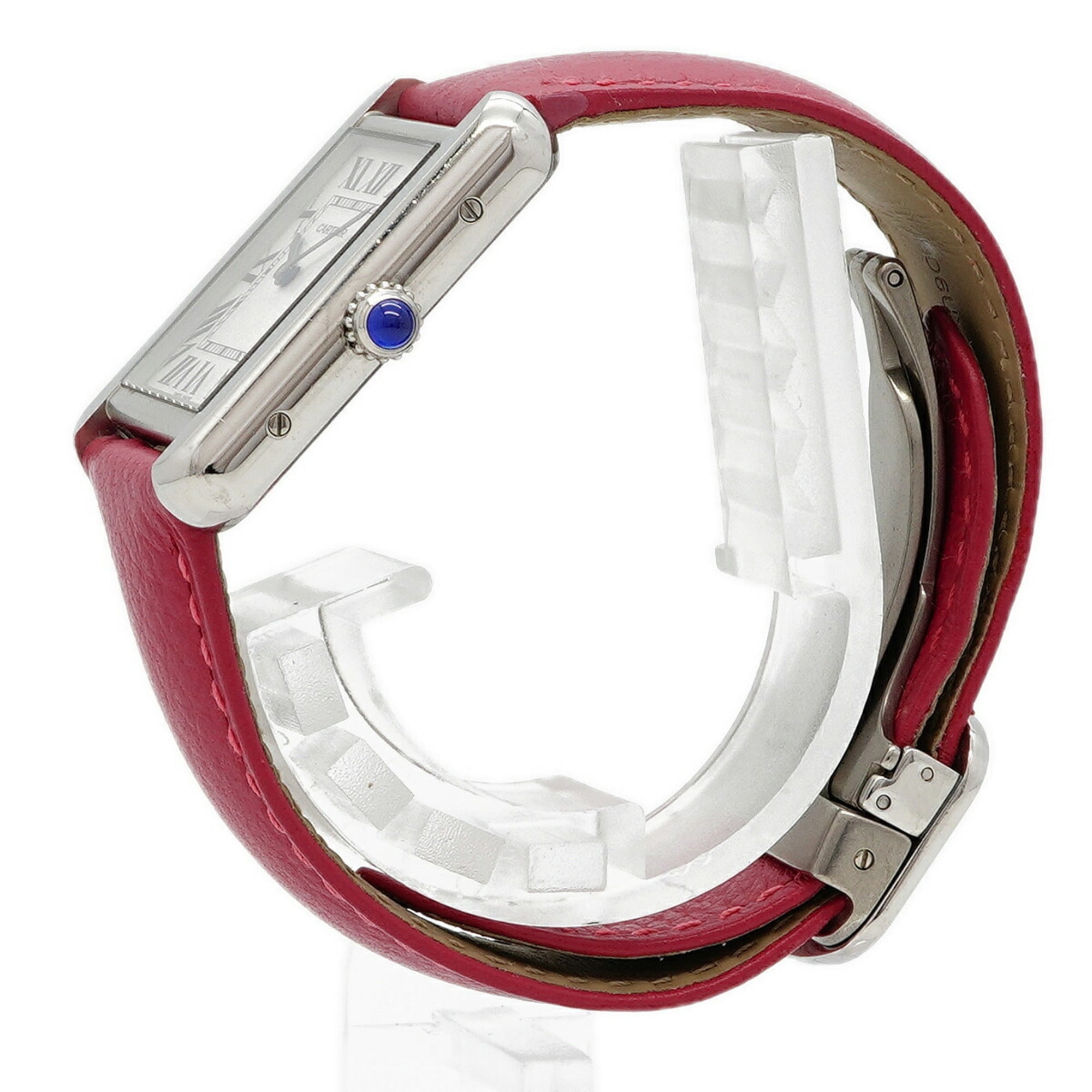 Cartier Tank Solo SM WSTA0030 Silver Dial Women's Watch — Good
