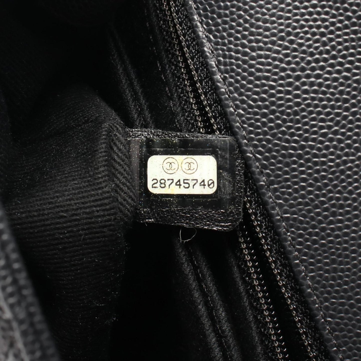 CHANEL Coco Handle Flap Matelasse Handbag in Grained Calfskin Leather, Gray, Women's, AS92990