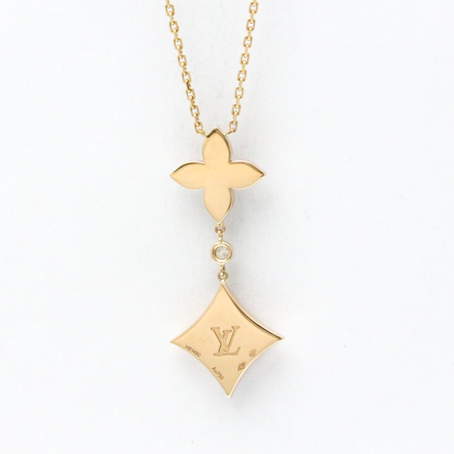 Louis Vuitton Pandantif Starblossom Diamond Necklace Pink Gold (18K) Diamond,Mother Of Pearl Women,Men Fashion Pendant Necklace (Pink Gold)