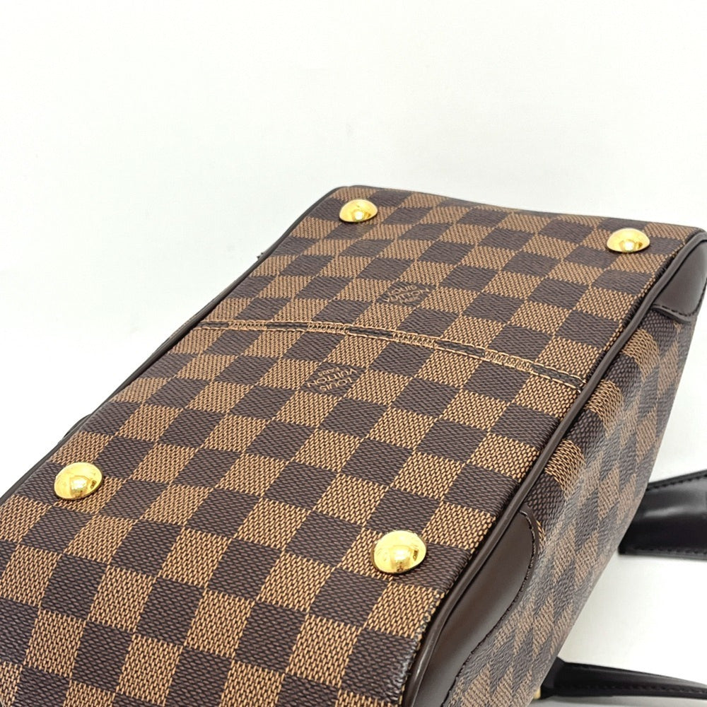 LOUIS VUITTON N41117 Verona PM Tote Bag Shoulder Damier Canvas Women's Ebene — Like New