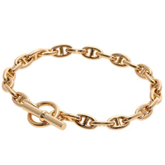 Hermes Chaine d'Ancre TPM 26-link bracelet, 18K pink gold, women's — Like New