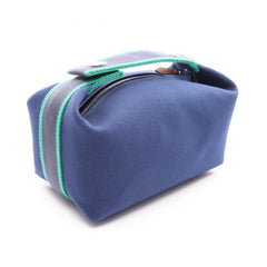 Hermes Bride à Bracque PM Handbag, Canvas, Women's, Blue/Green, Marine, H104222M 03 — New - Store Return