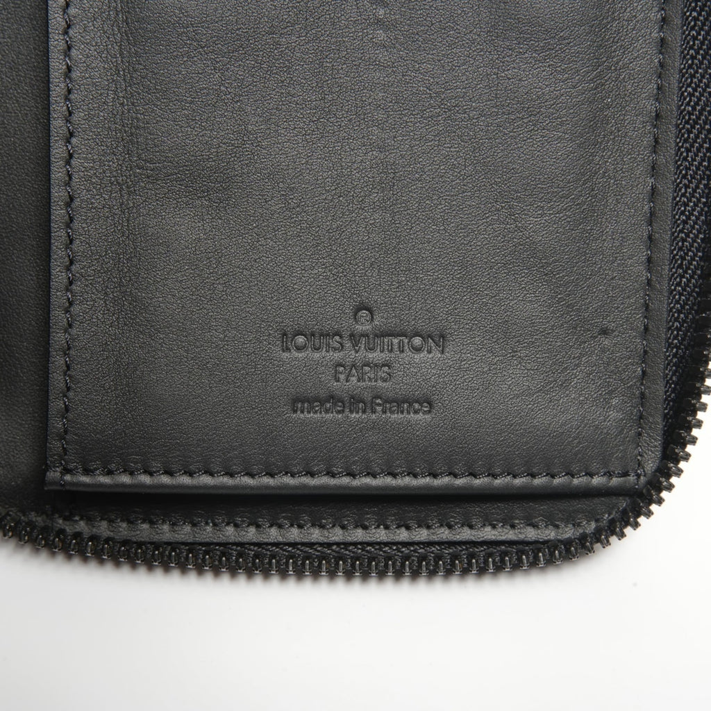 Louis Vuitton LV Aerogram Zippy Wallet Vertical Long Black