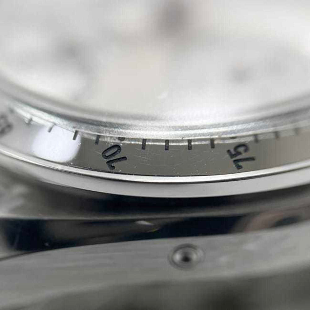 Omega Speedmaster Triple Calendar Watch, Cream White Silver, 3523.30, Chronograph, Automatic Winding, Stainless Steel — Very Good