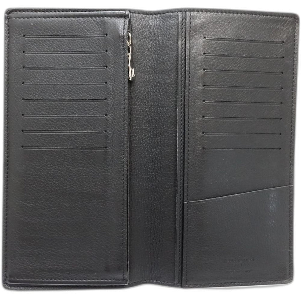 LOUIS VUITTON Louis Vuitton Long Wallet M58192 Portefeuille Brazza Noir Men's 181903