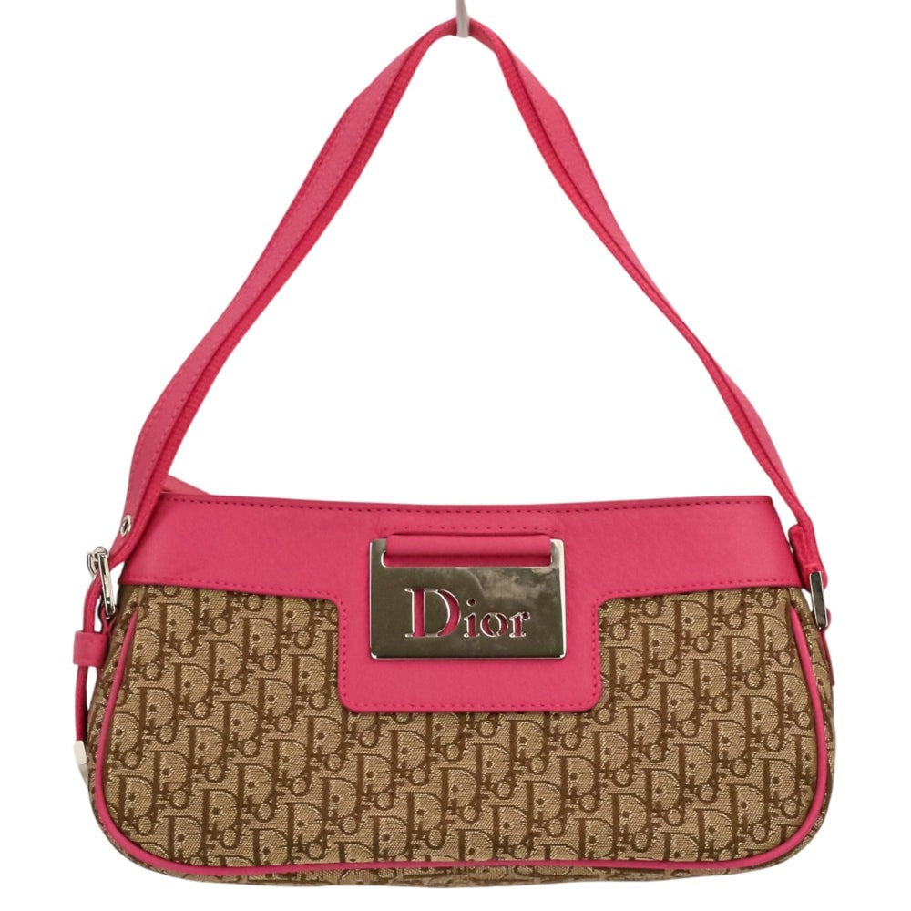 Christian Dior Trotter Street Chic Handbag, Beige Pink, Women's — Like New