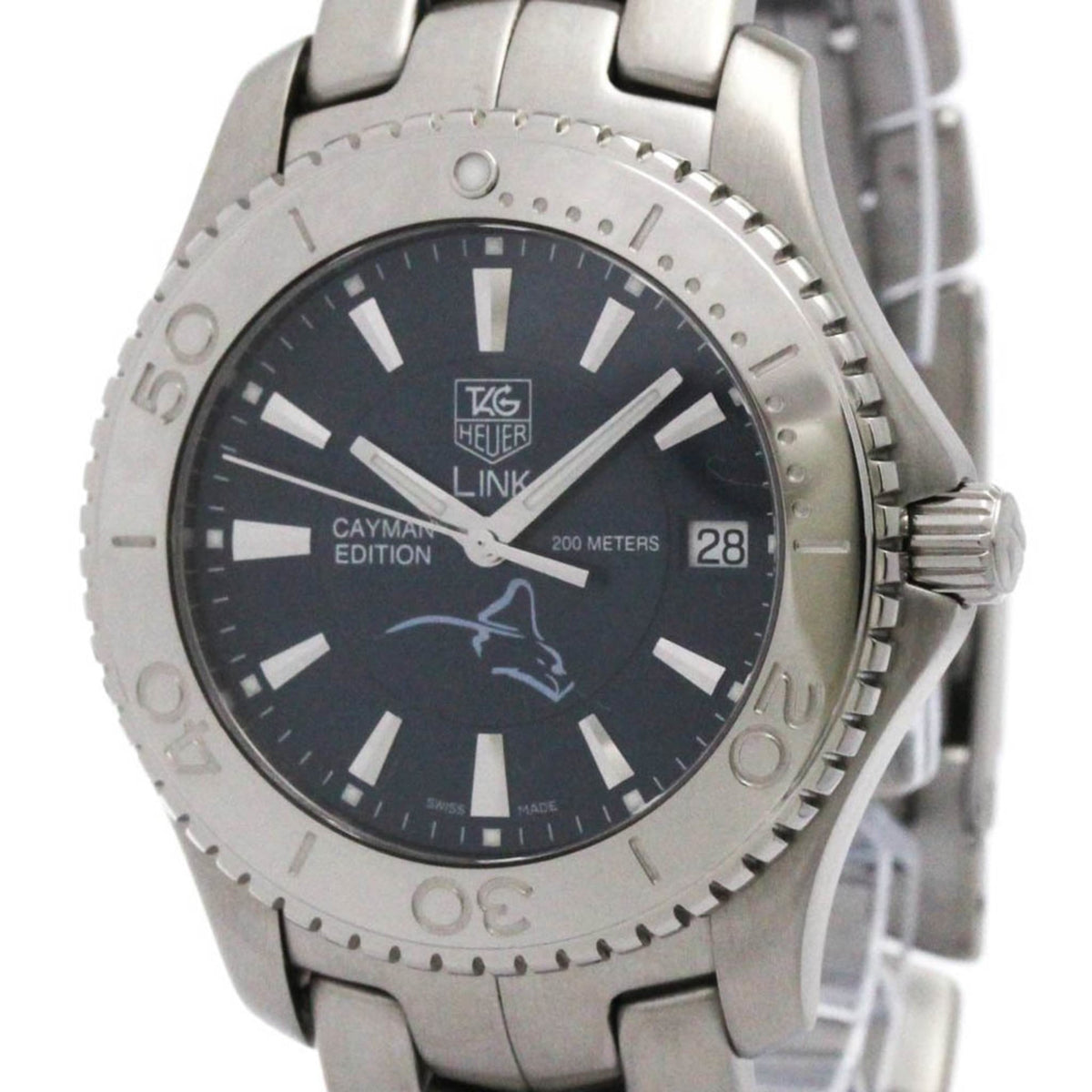 TAG HEUER Link Cayman Islands Edition LTD Watch WJ111E Polished — Very Good