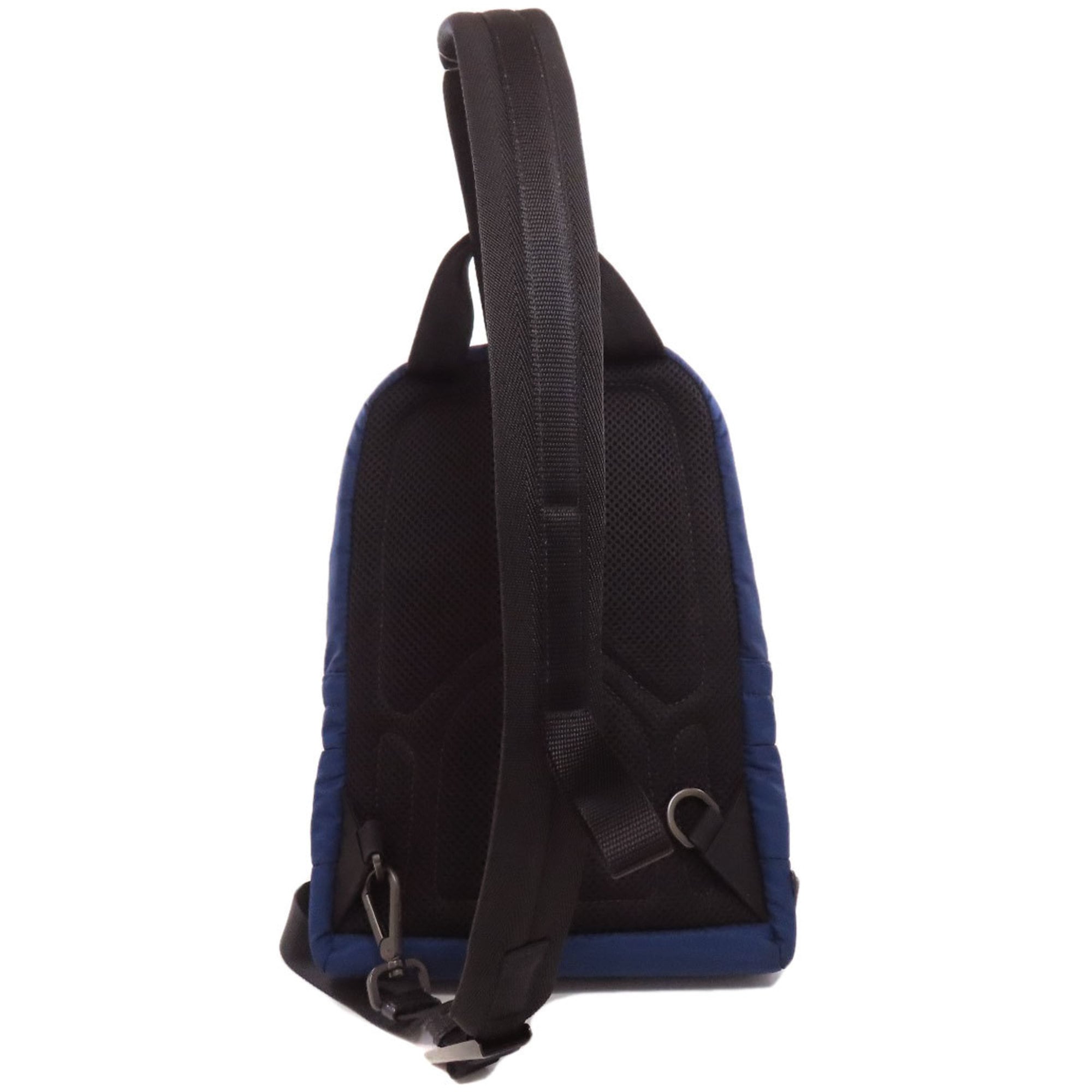 Prada logo hardware body bag nylon material women's