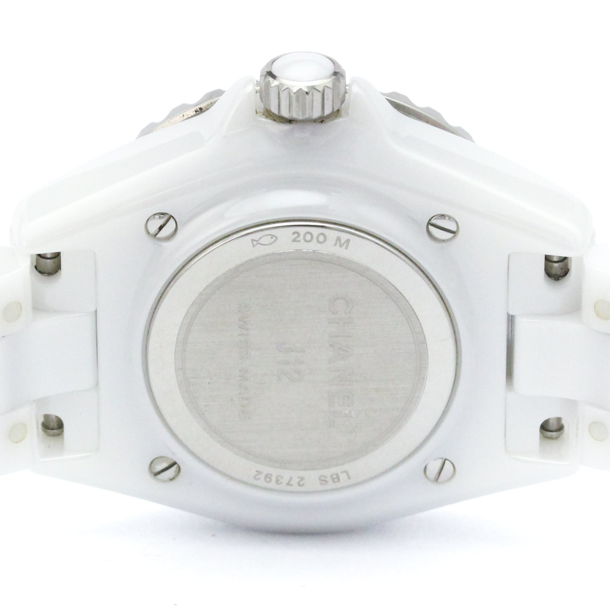CHANEL J12 Diamond Ceramic Quartz Ladies Watch H5703 Polished — Very Good