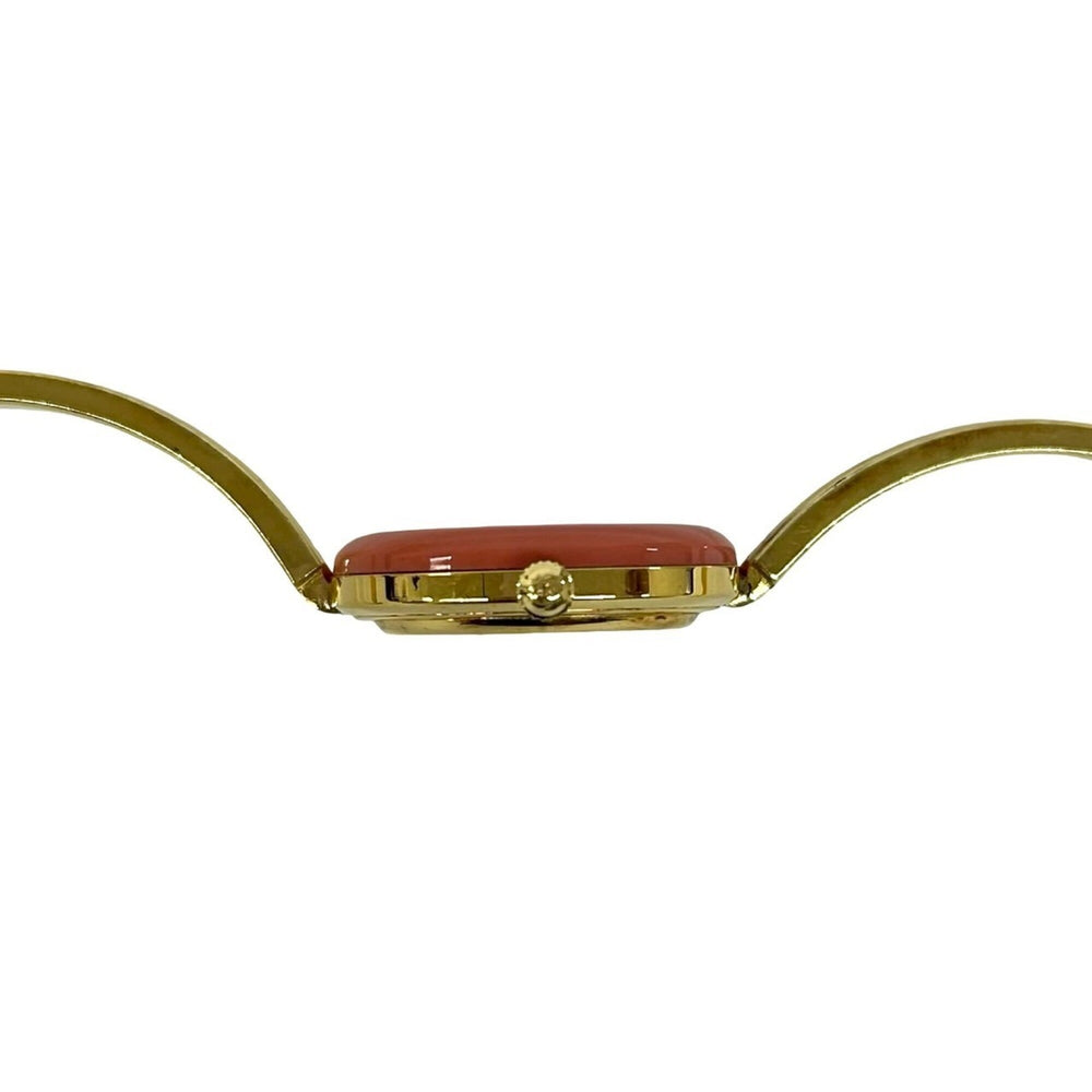 GUCCI Vintage Changeable Bezel Sherry Line GP Watch Wristwatch Gold 30660 — Good