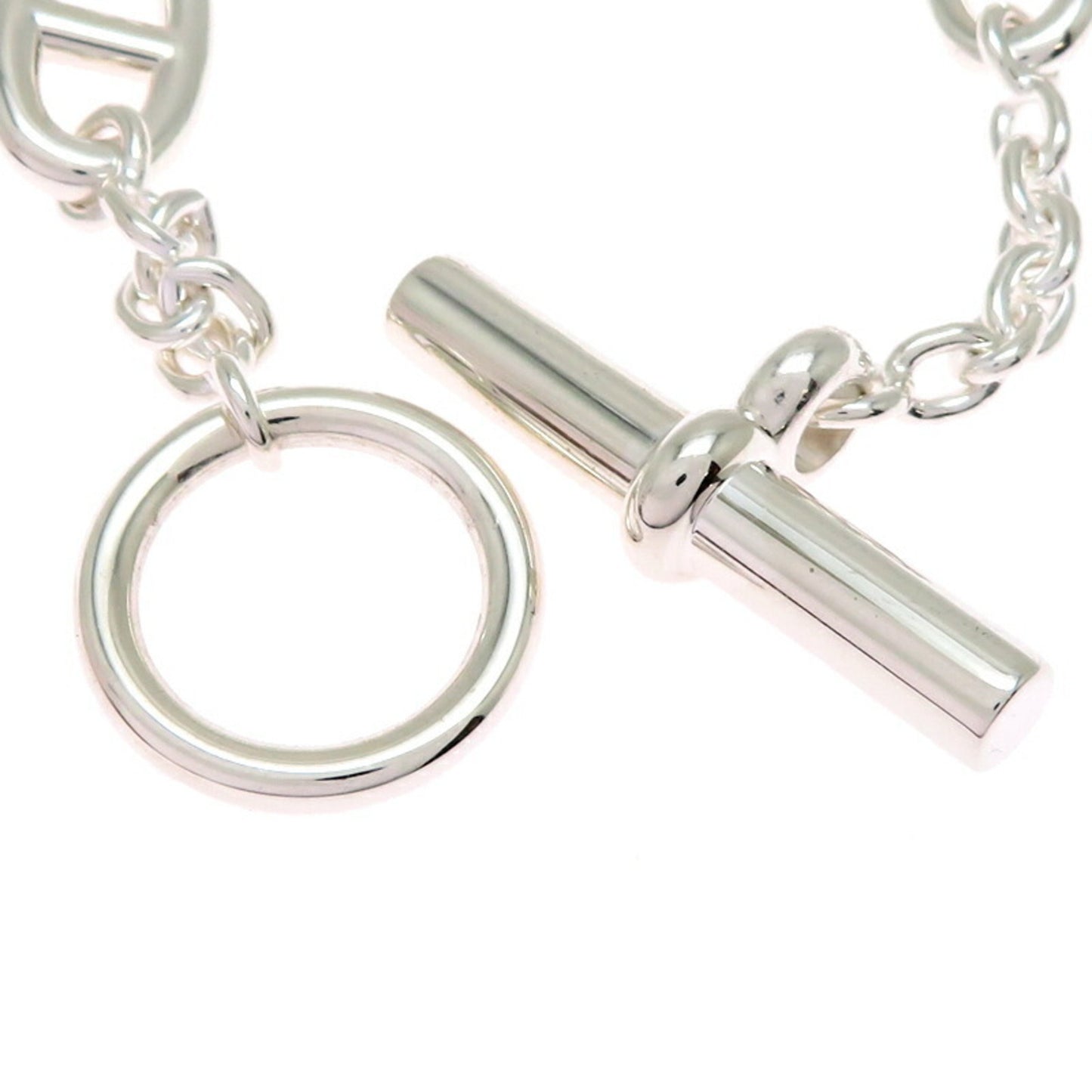 Hermes Hermès SV925 Chaine d'Ancre Farandole Bracelet for Men and Women, Silver 925