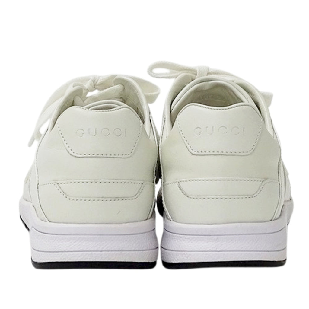 Gucci women's sneakers, white leather, size 36 1/2 (approximately 23.5cm), model number 426185.
