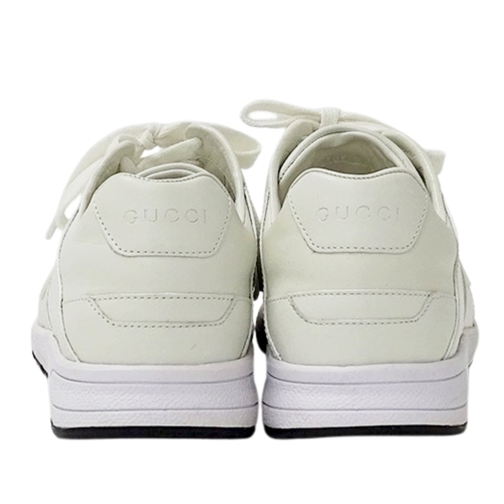 Gucci women's sneakers, white leather, size 36 1/2 (approximately 23.5cm), model number 426185.