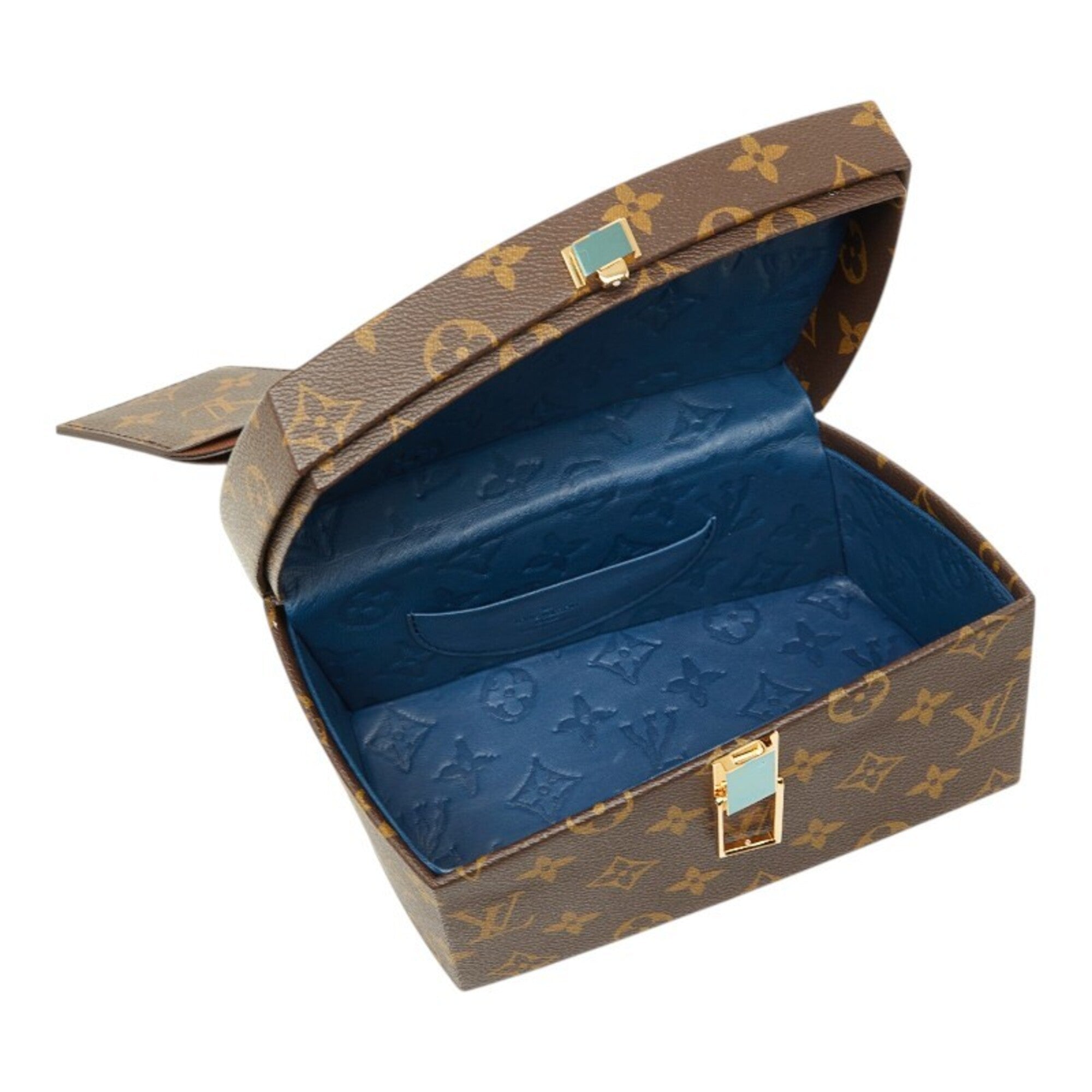Louis Vuitton Twisted Box Shoulder Bag, Brown Leather, Women's LOUIS VUITTON — Like New