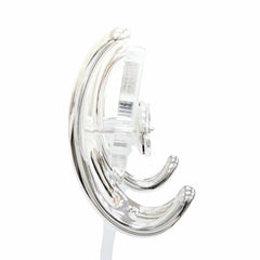 HERMES Chaine d'Ancre Punk Earrings, Pair, 925 Sterling Silver, Made in France, Weight 10.27g, Women's, Comes with Box, Highly Recommended! — Like New