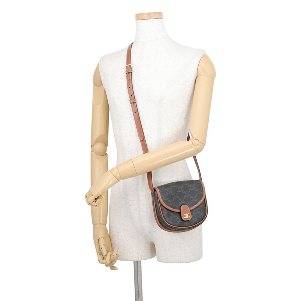 Celine Shoulder Bag Mini Besace Triomphe 196702BZJ.04LU CELINE Handbag Pouch — Like New