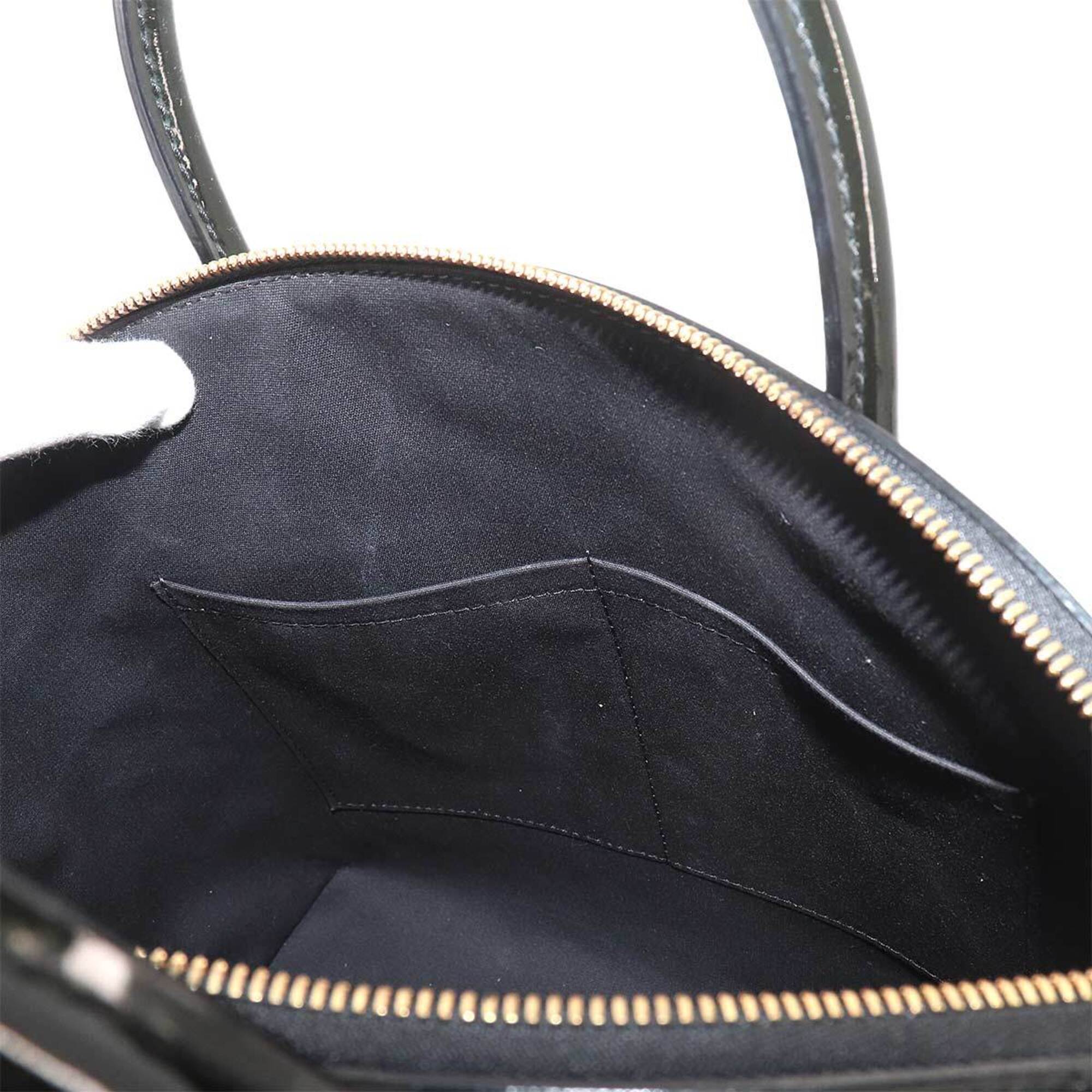 Louis Vuitton Lockit PM Monogram Vernis Handbag, Leather, Noir (M90247), Gold Hardware — Like New