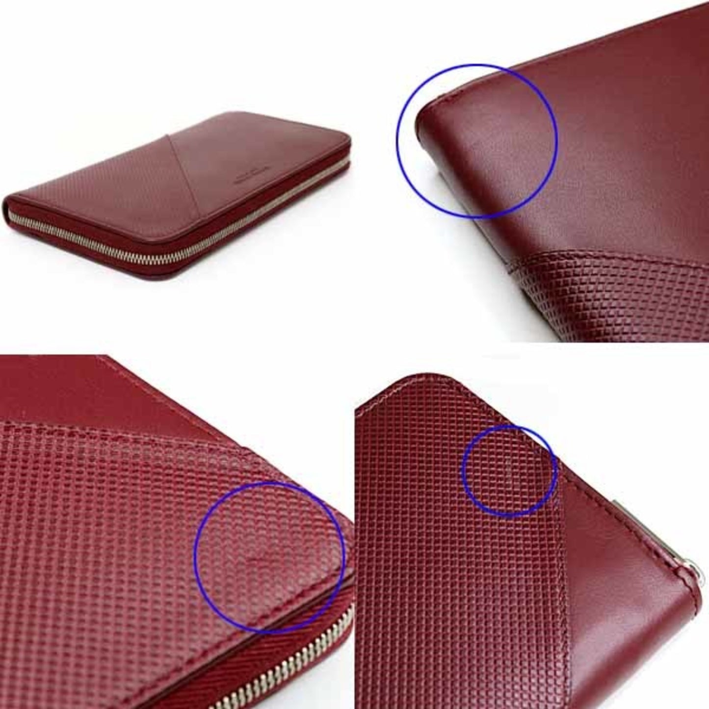 Bottega Veneta Marco Polo Zip-Around Wallet, Round Long 573431, Bordeaux