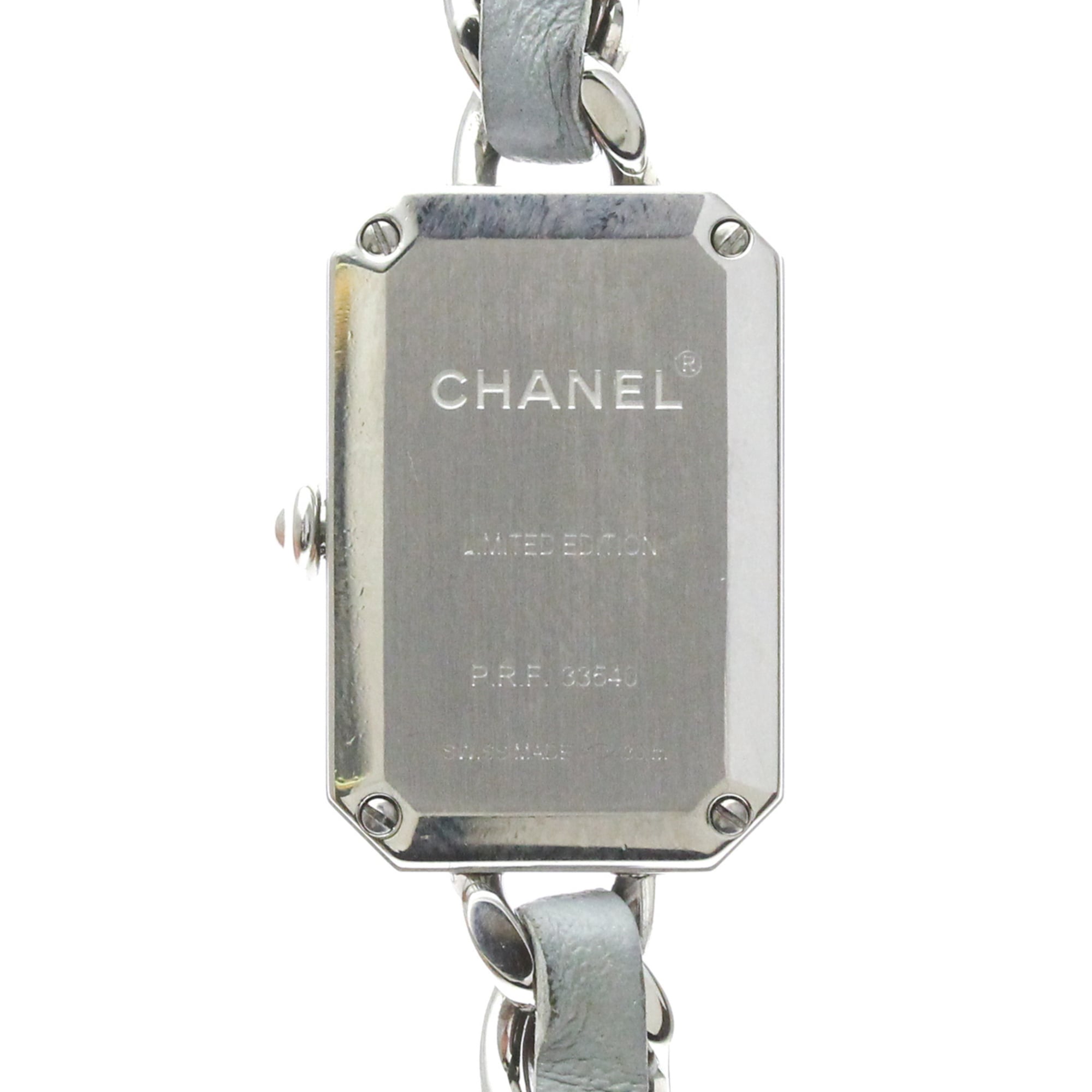 CHANEL Premiere Lock Steel Leather Quartz Ladies Wacth H4327 Polished — Very Good