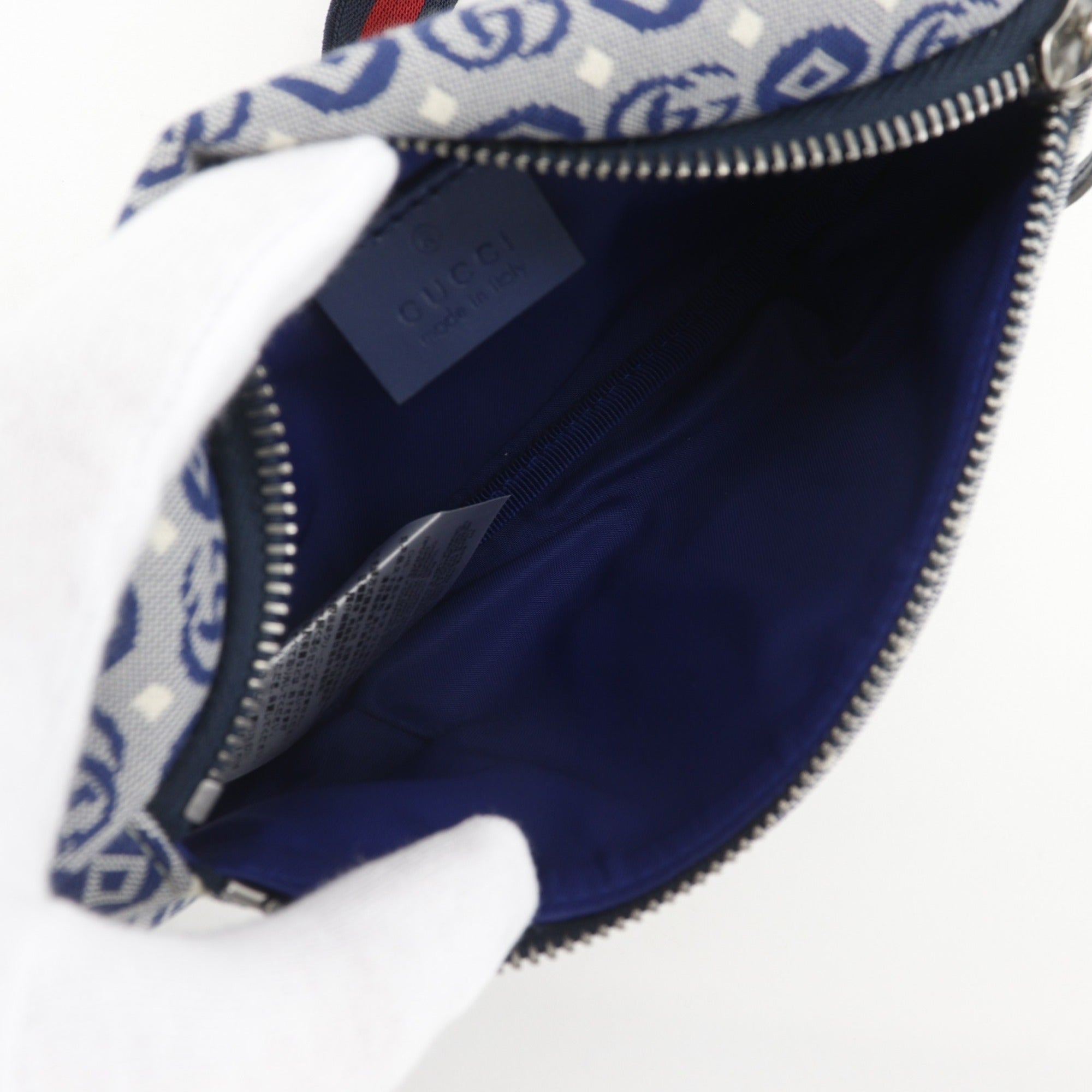Gucci Children's Star Waist Bag GG 502095 Canvas Navy (Women's) — Like New