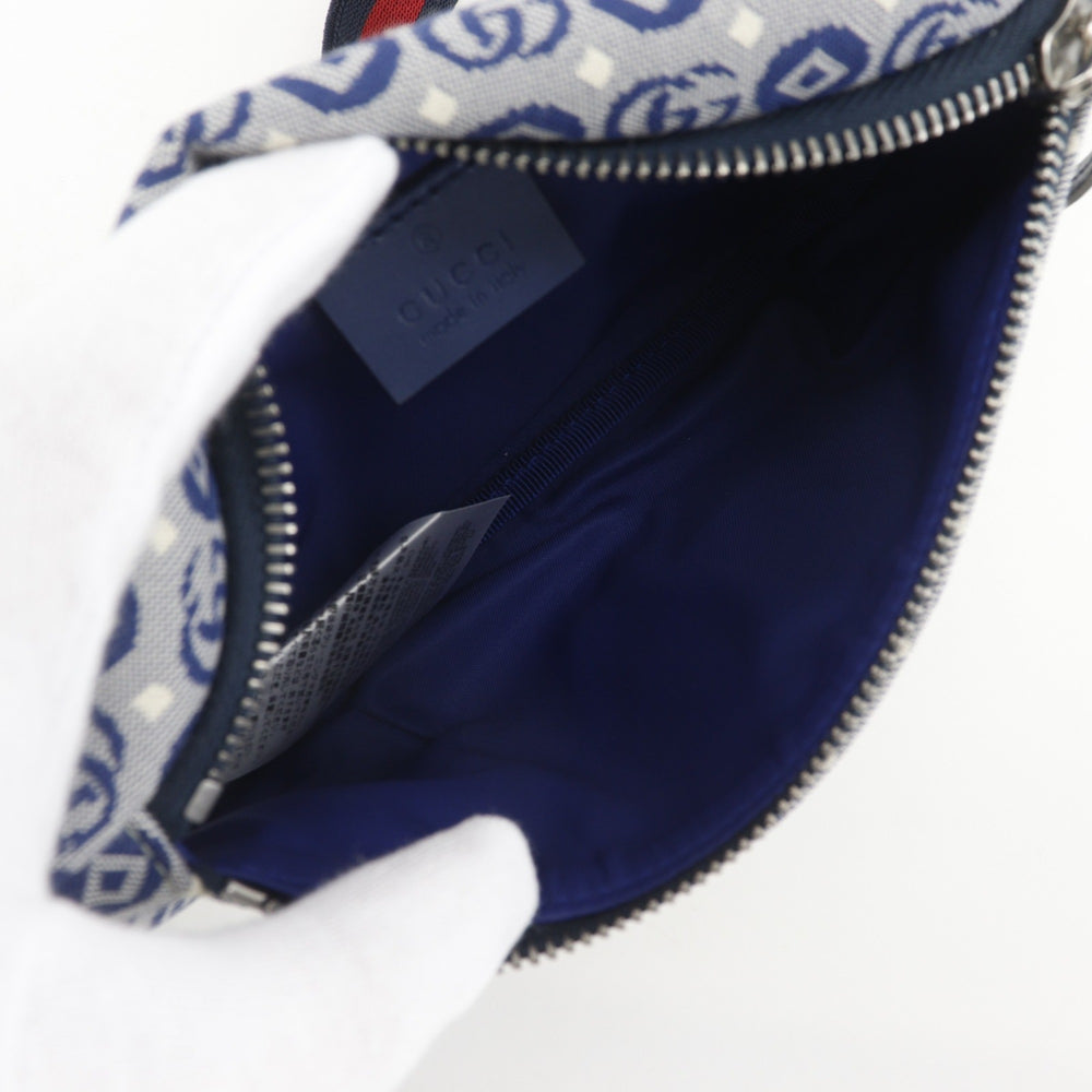 Gucci Children's Star Waist Bag GG 502095 Canvas Navy (Women's) — Like New