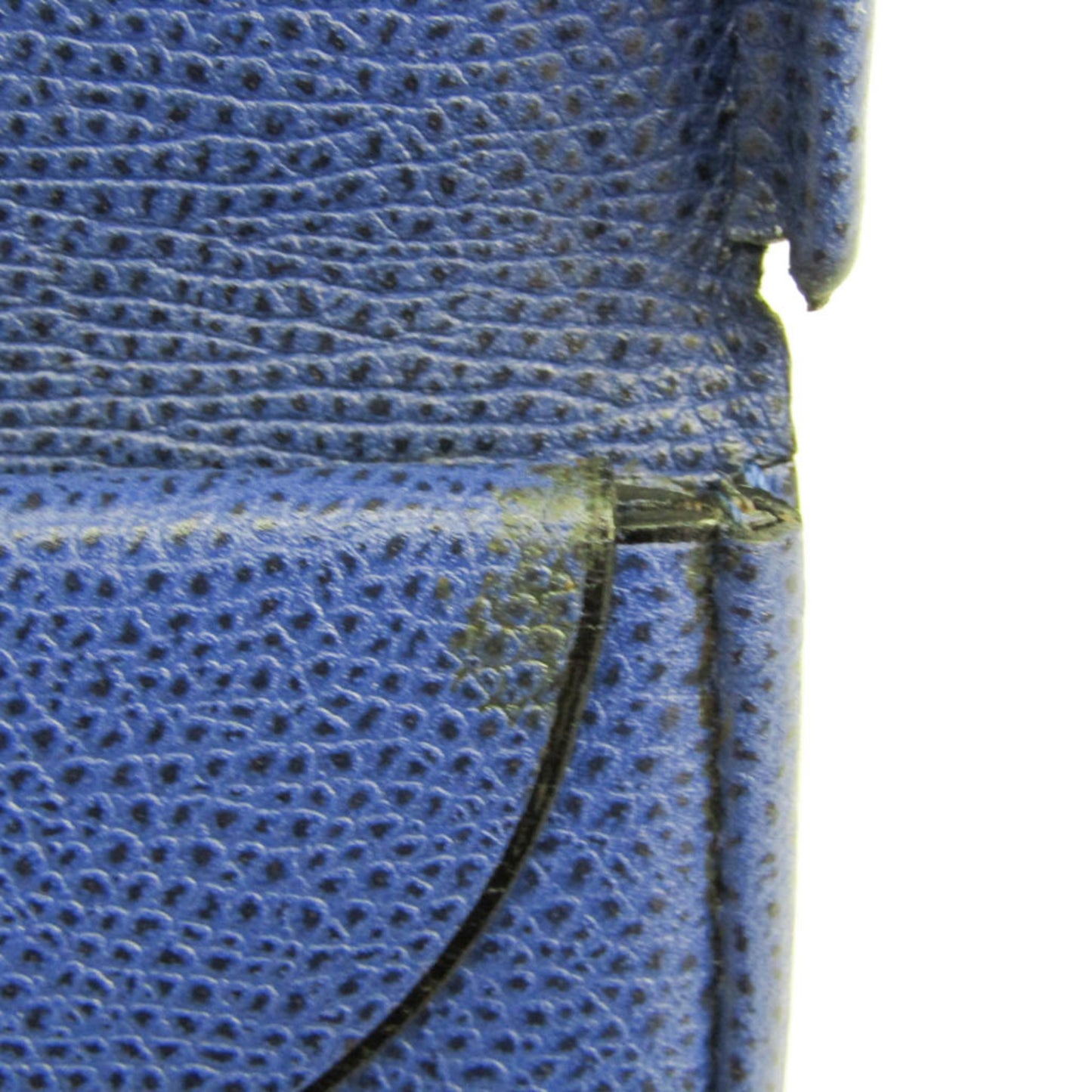 Valextra Unisex Leather Coin Purse/coin Case Royal Blue