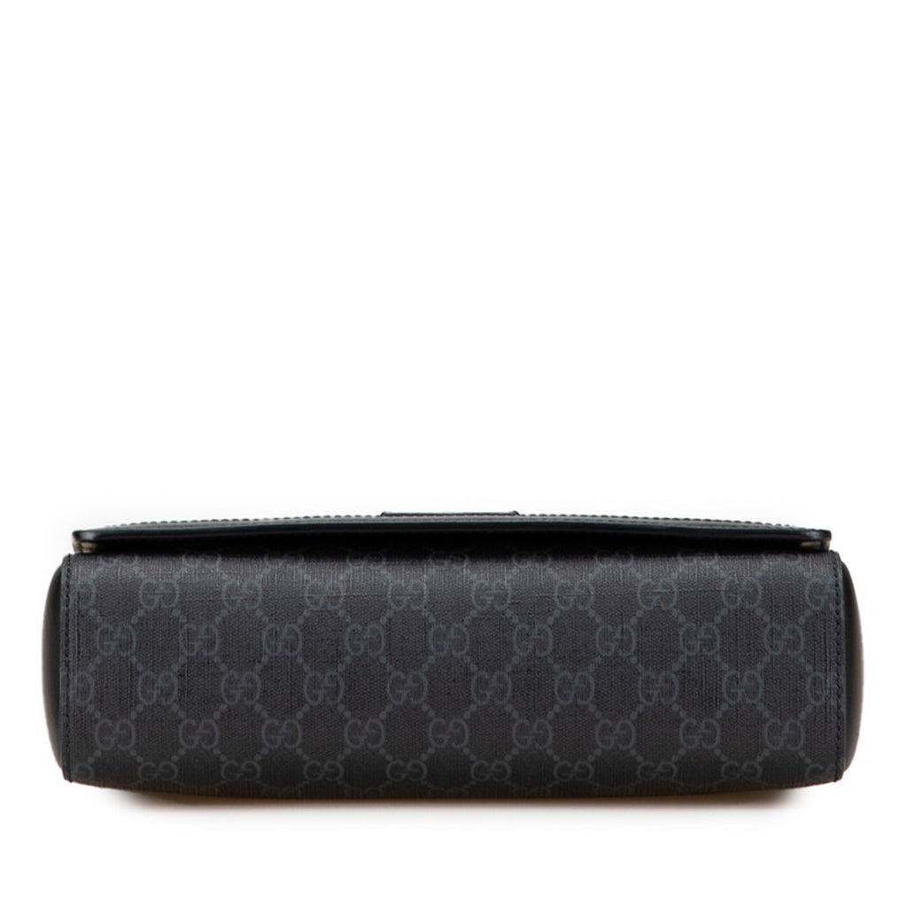 Gucci GG Supreme Shoulder Bag/Crossbody Bag 771167 Black Leather Women's GUCCI