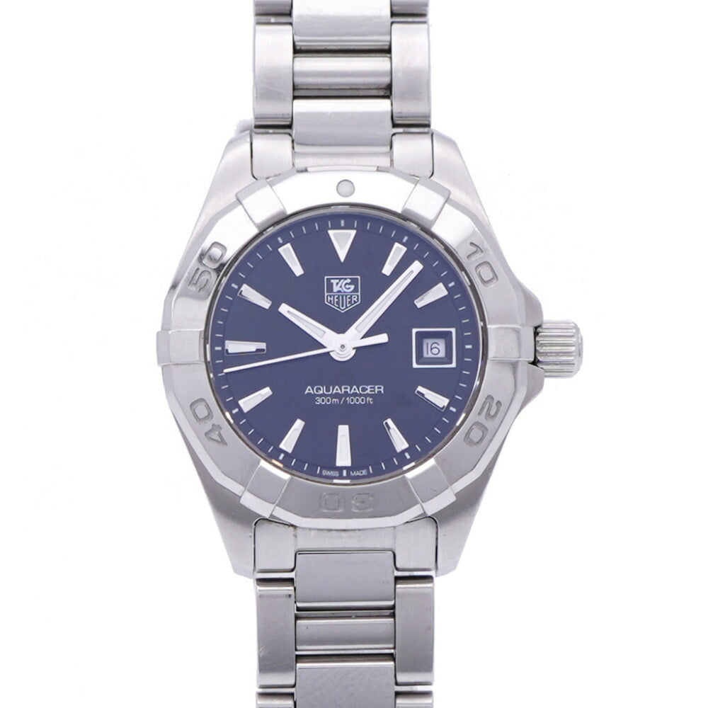 TAG Heuer Aquaracer WAY1410 Quartz Watch Stainless Steel Black Dial 0038TAG HEUER Women's — Good