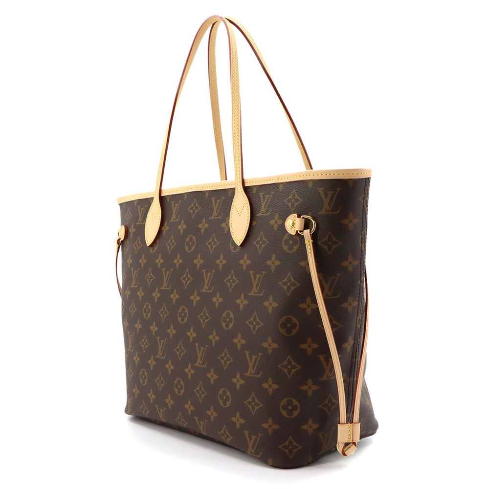 Louis Vuitton Monogram Neverfull MM Tote Handbag Brown Rose Beige M46975 RFID — New - Store Return