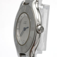 Cartier Must 21LM W10110T2 SS Quartz Watch — Very Good