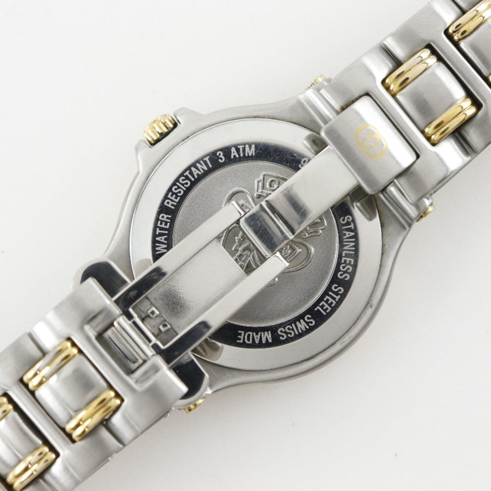 Gucci GUCCI Watch 9040M Stainless Steel Quartz Analog Black Dial Men's — Good