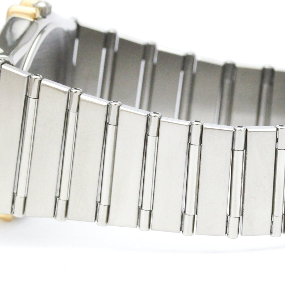 OMEGA Constellation 18K Gold Steel Quartz Mens Watch 396.1070 Polished — Very Good