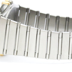 OMEGA Constellation 18K Gold Steel Quartz Mens Watch 396.1070 Polished — Very Good