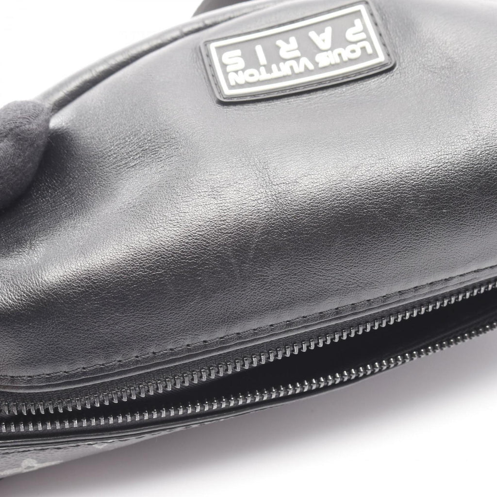 Louis Vuitton Discovery Bum Bag, Waist Body Coated Canvas and Leather, Monogram Galaxy, Men's, Black Gray, M44444