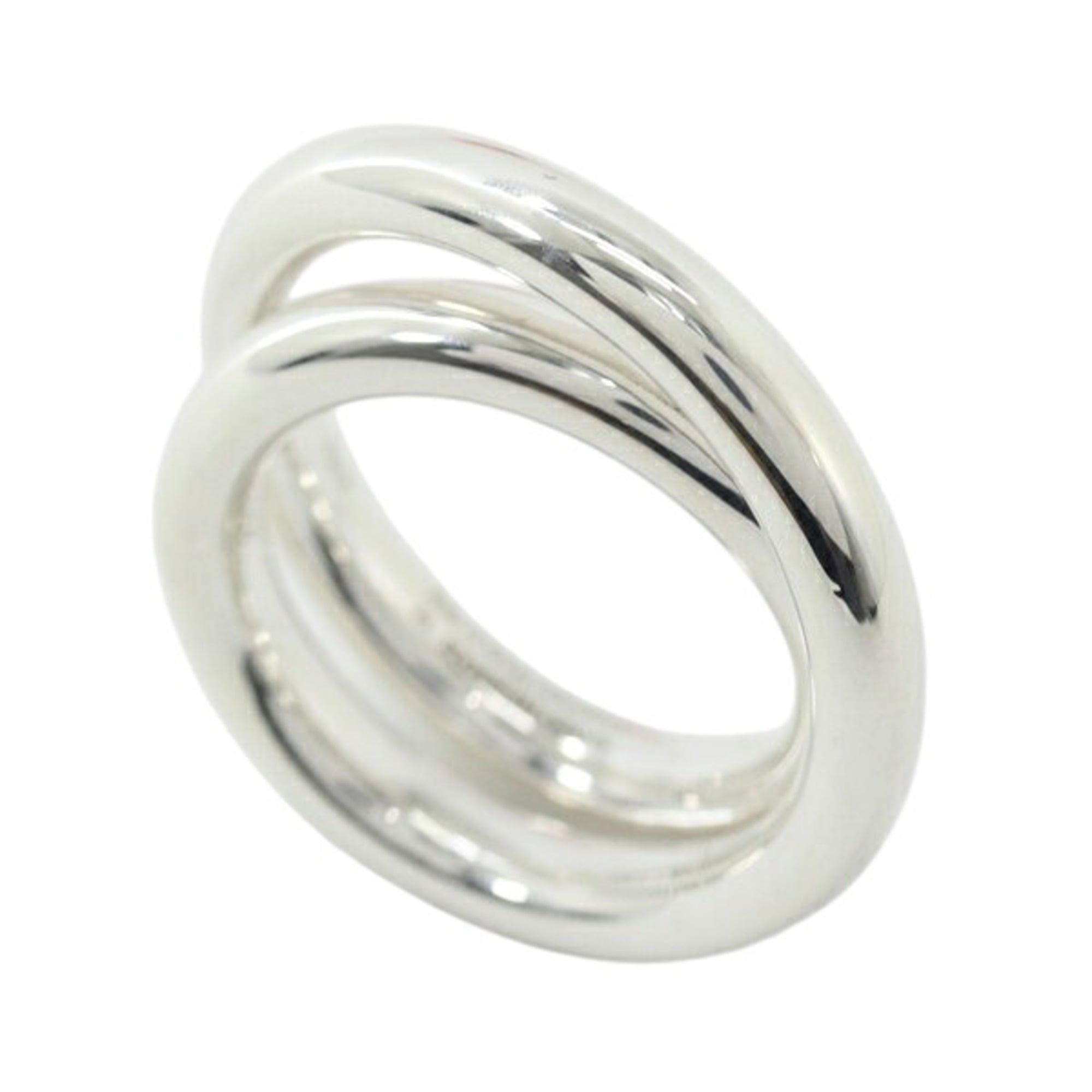 HERMES Vertige Ring #55 Ag925 (Margiela style ring, men's/women's, T6180) — Like New