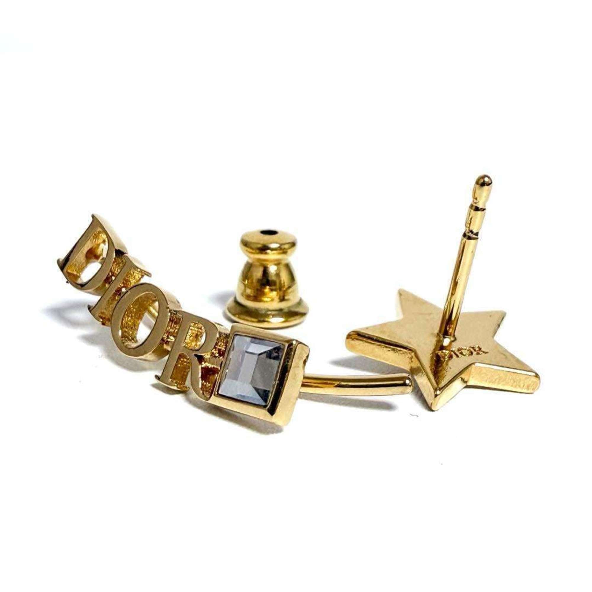 Christian Dior Dior Asymmetric Revolution Earrings Star — Like New