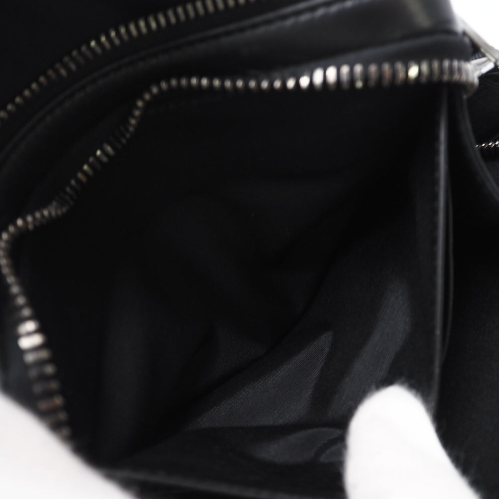 Christian Dior CD Diamond Messenger Pouch 2ESBC119 Shoulder Bag Black Gray Leather Women's — New - Store Return