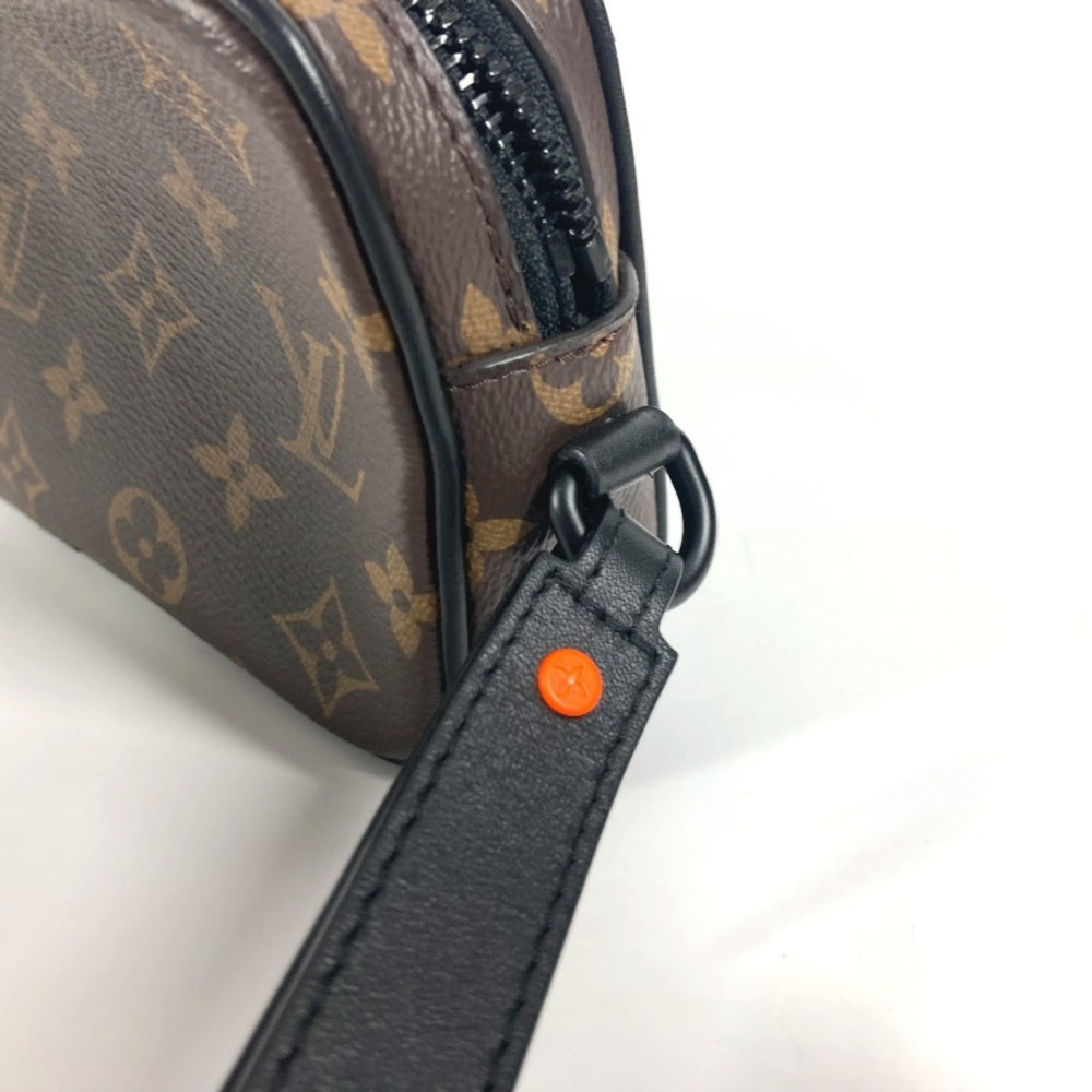 LOUIS VUITTON M44458 Monogram Solar Pochette Volga Clutch Bag Pouch Chain Strap Second Canvas Men's Women's Brown — Like New