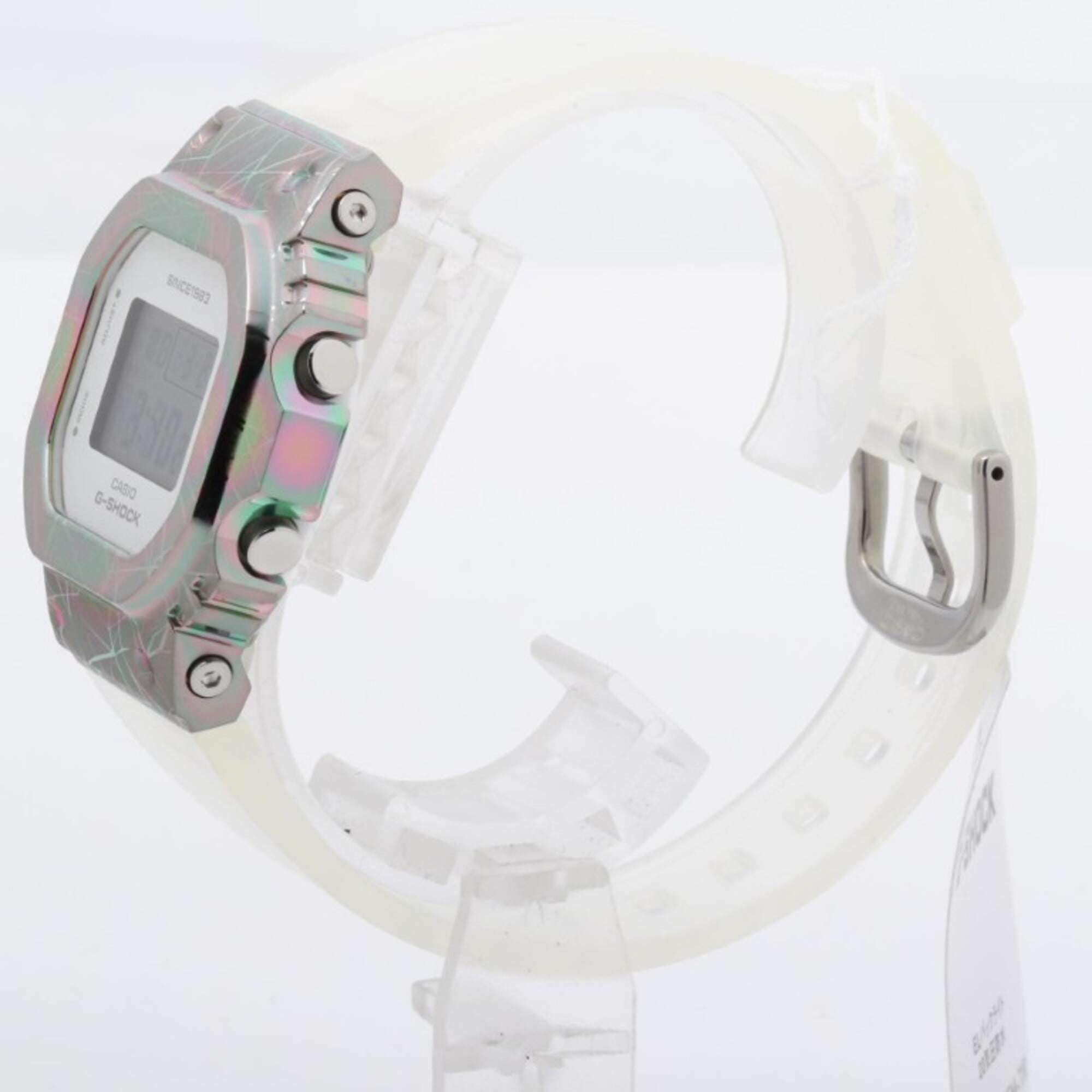 CASIO G-SHOCK GM-S5640GEM-7JR Rainbow Skeleton Women's Watch 40th Anniversary Adventurer’s Stone Series — New - Store Return