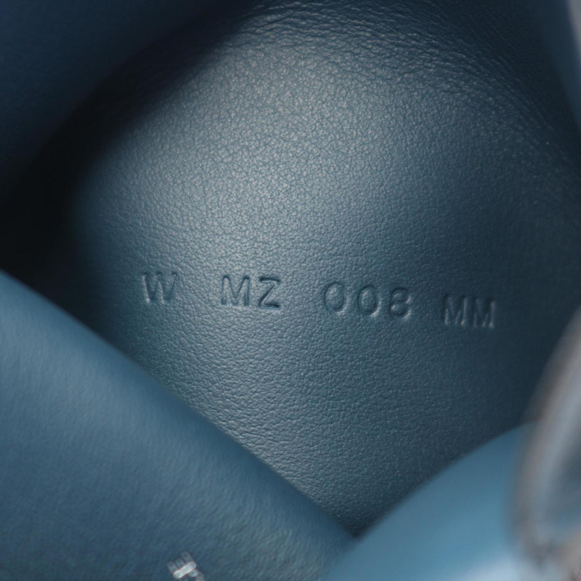 Hermes Hermès Avexois Compact ANIMAPOLIS Wallet/Coin Case, Silk and Leather, Swift Women's, Navy, Multicolor, Mykonos Orange