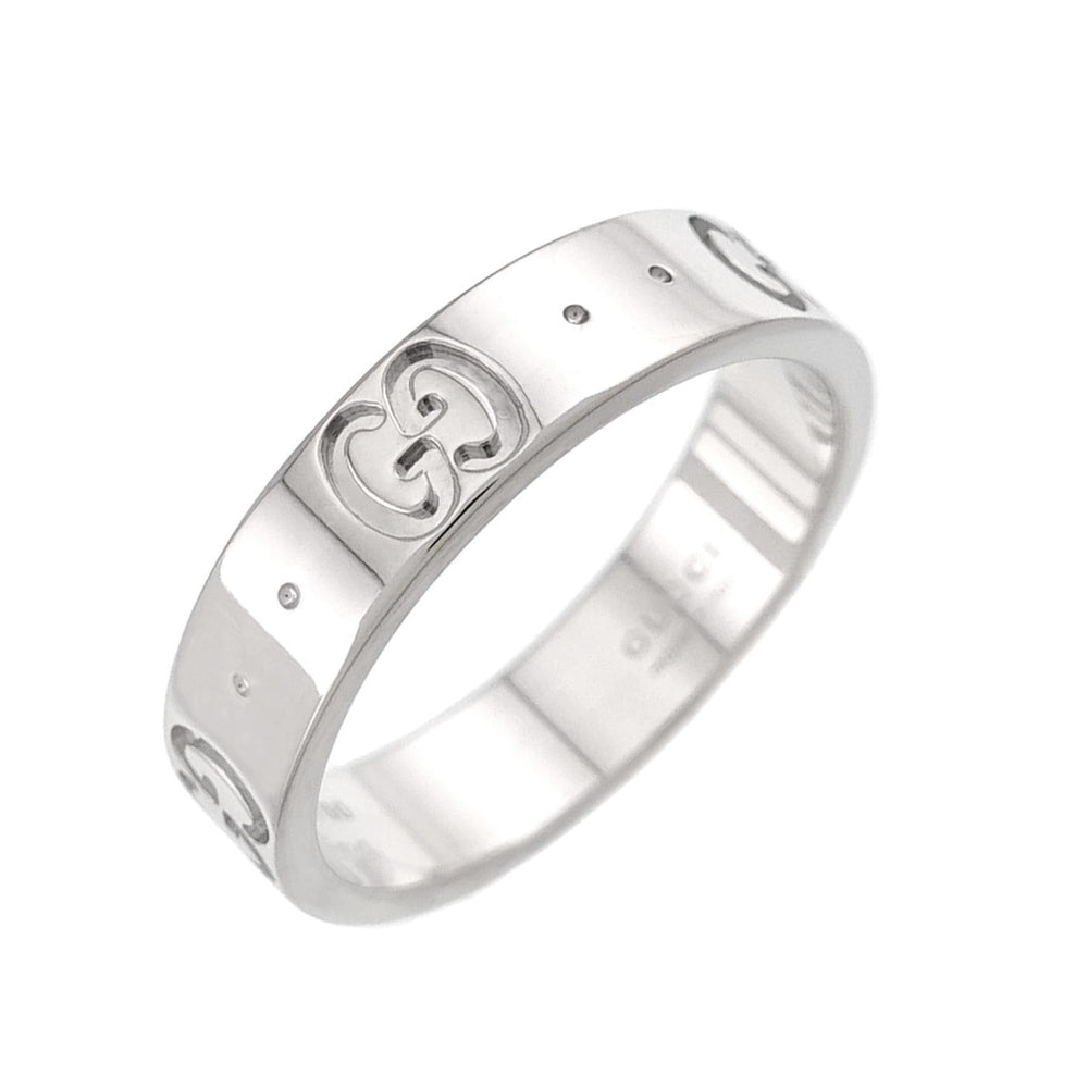 Gucci Icon #7 Ring, 18K White Gold (750) — Like New