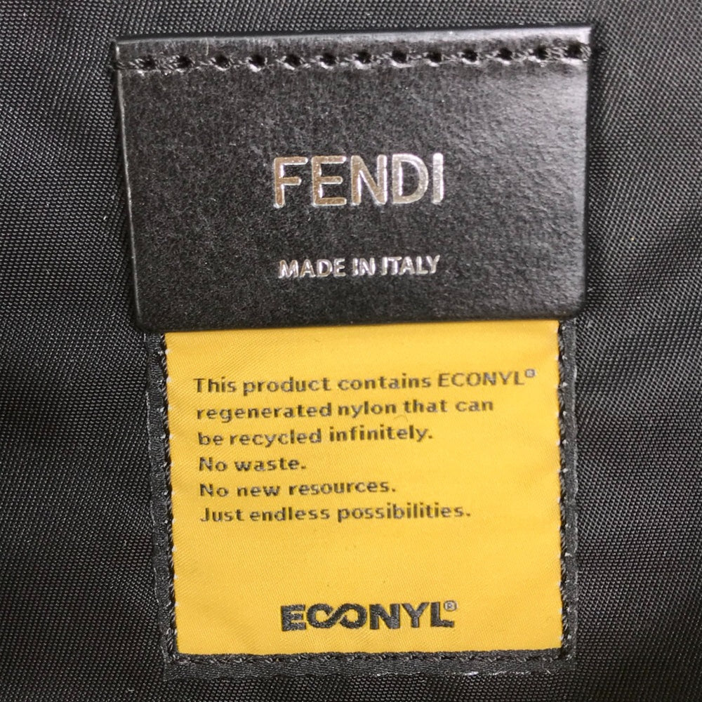 Fendi 7VZ066 backpack bag Backpack yellow — Like New