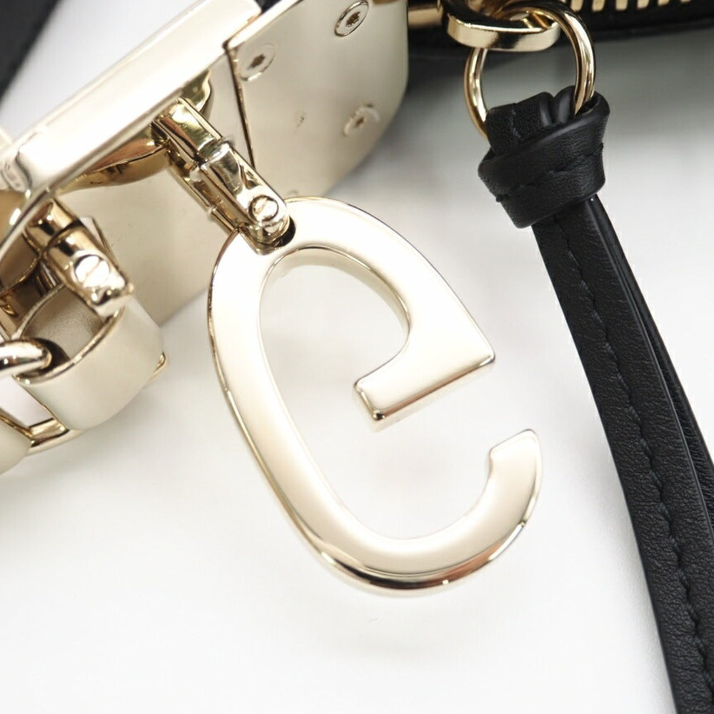 GUCCI Leather Studded Mini 2-Way Shoulder Bag 718512, Gold, Silver, Black Leather, Women's — Like New