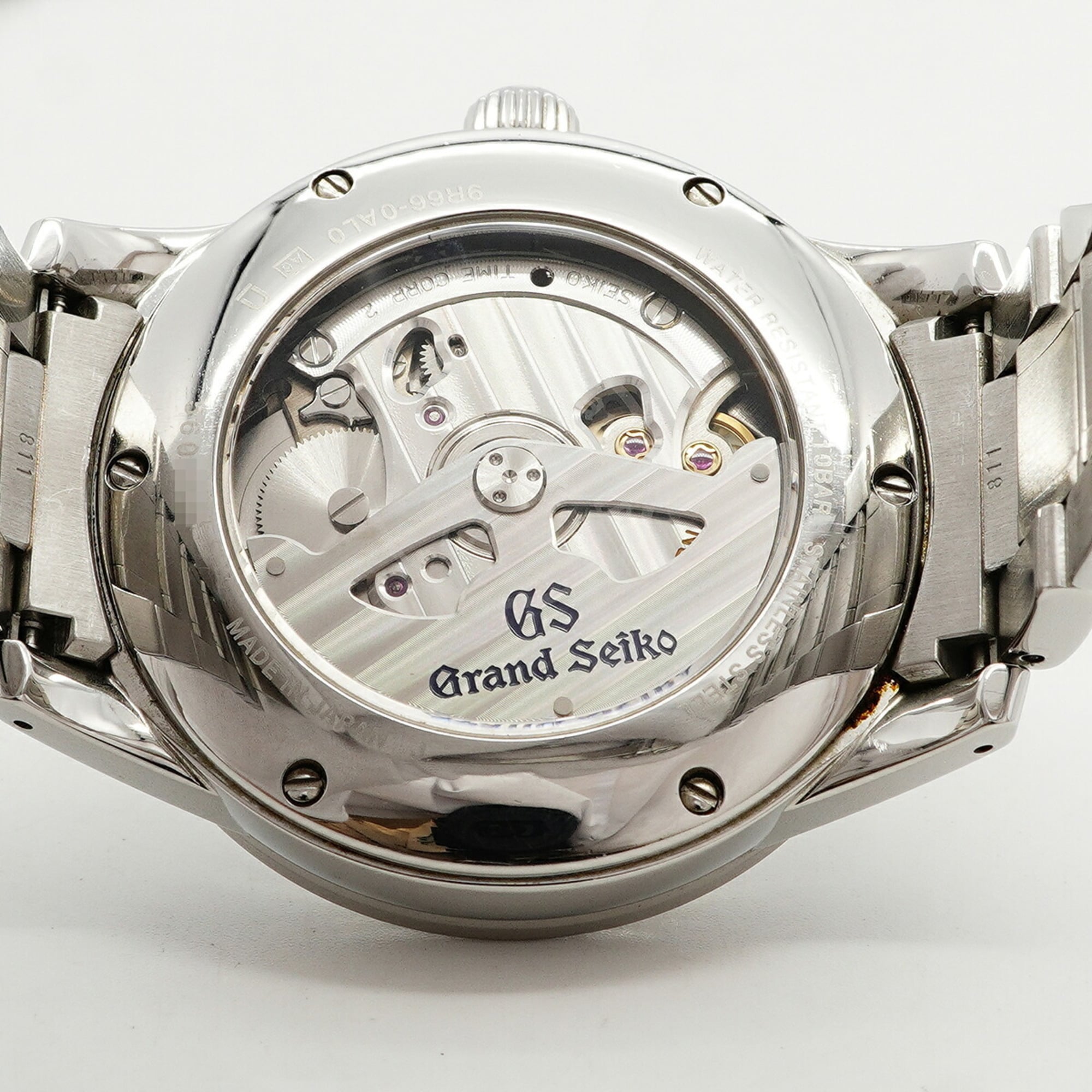 Seiko Grand Collection SBGE025 9R66-0AL0 Silver Dial Men's Watch — Good
