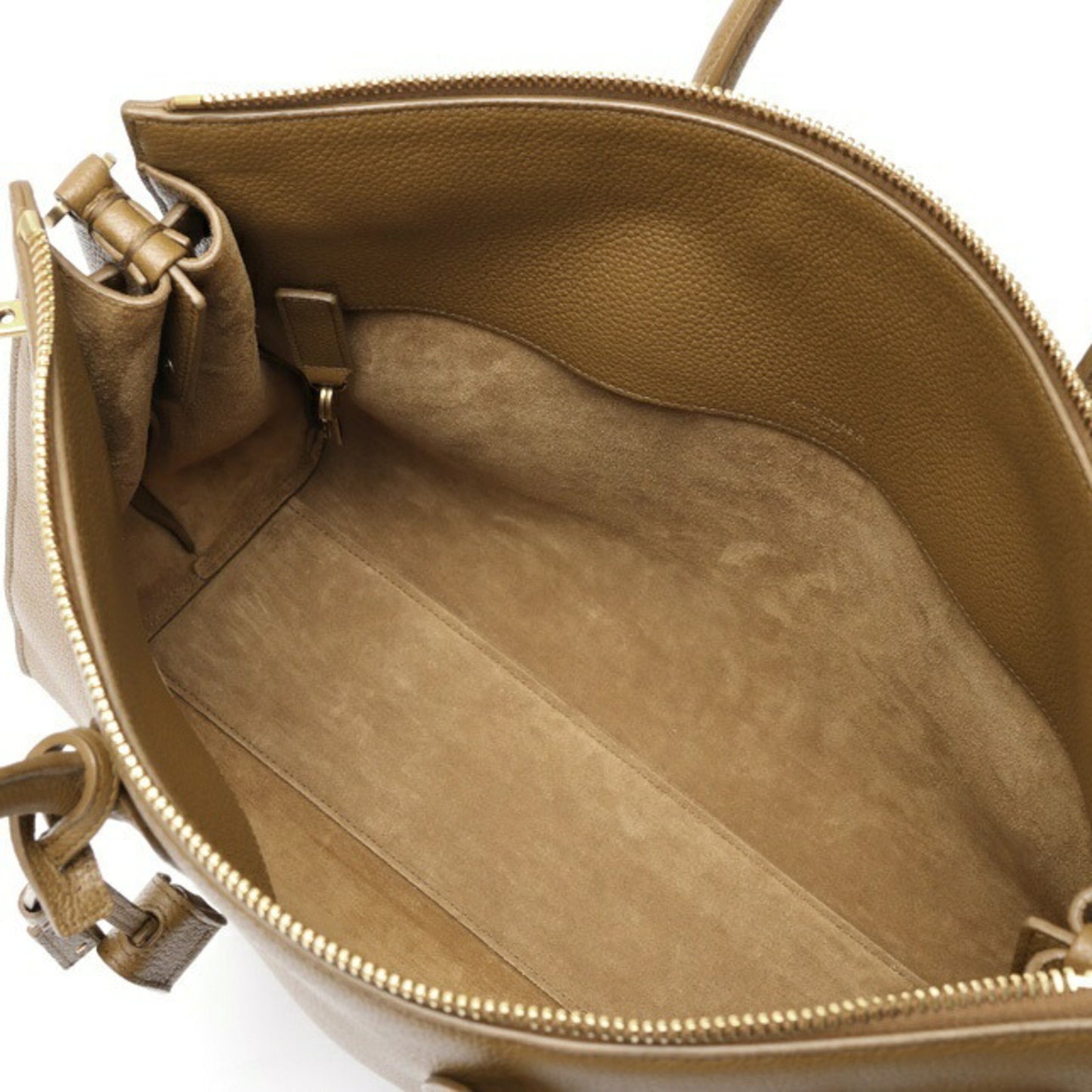 Saint Laurent SAINT LAURENT Thin Large Sac du Jour 737586 Grained Leather Camel K-158493