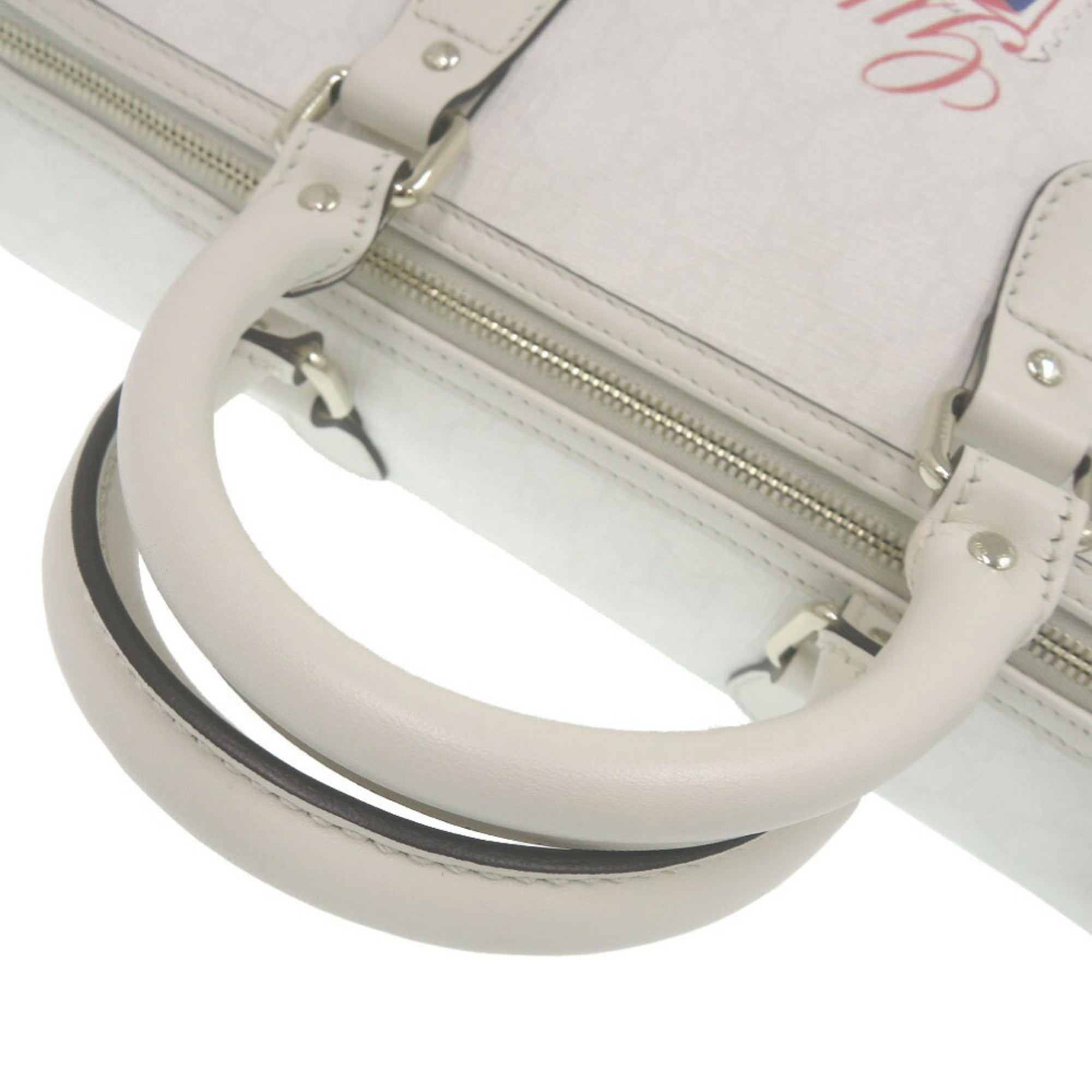 Like new Gucci TAIPEI Limited Edition 101 310085 white leather Boston bag (0173GUCCI) — Like New